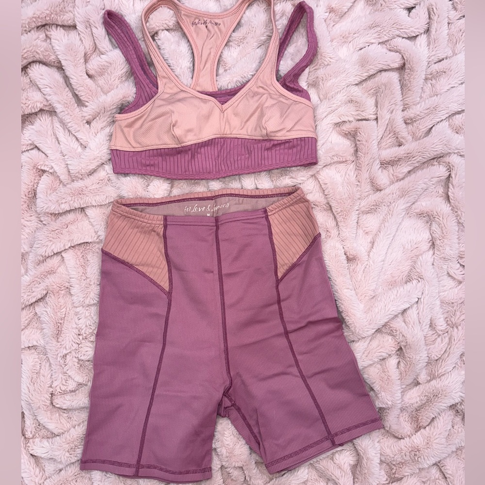 Pink Workout Set For Love & Lemons